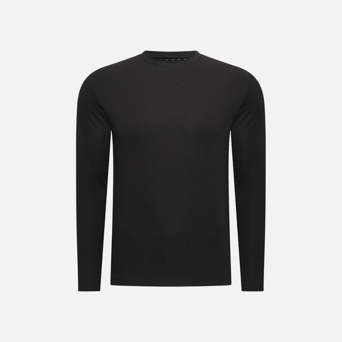 Zwarte glanzende longsleeve