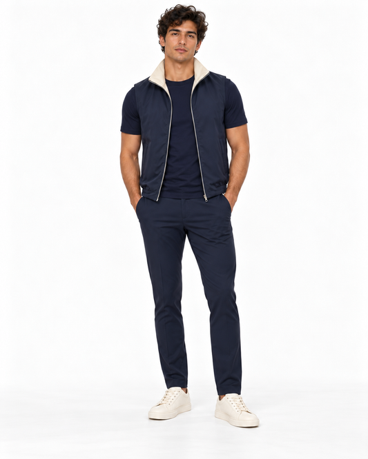 Navy/Kith Reversible Travel Gilet