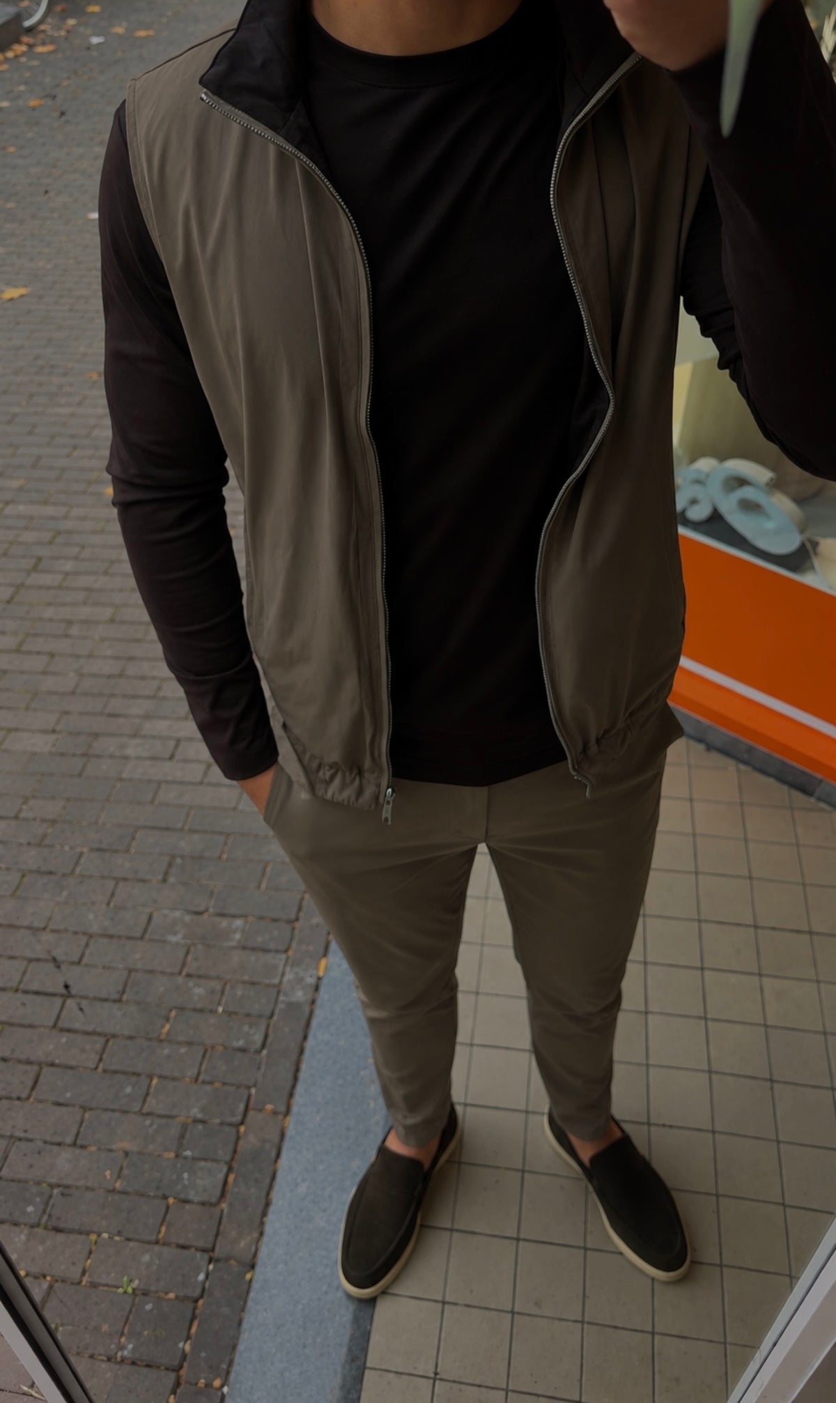 Taupe Travel Pantalon
