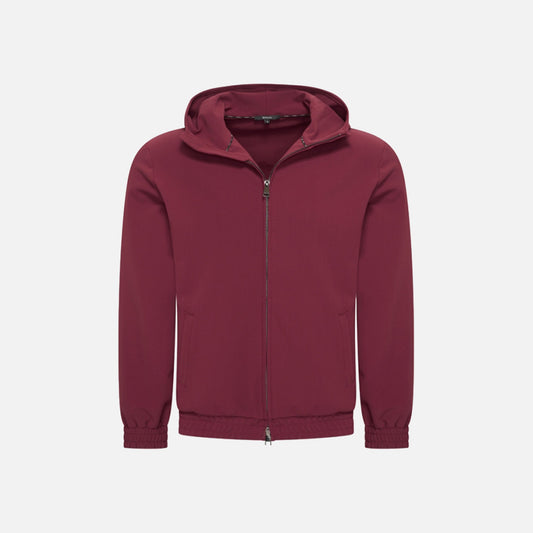 Burgundy Travel Jack Hooded