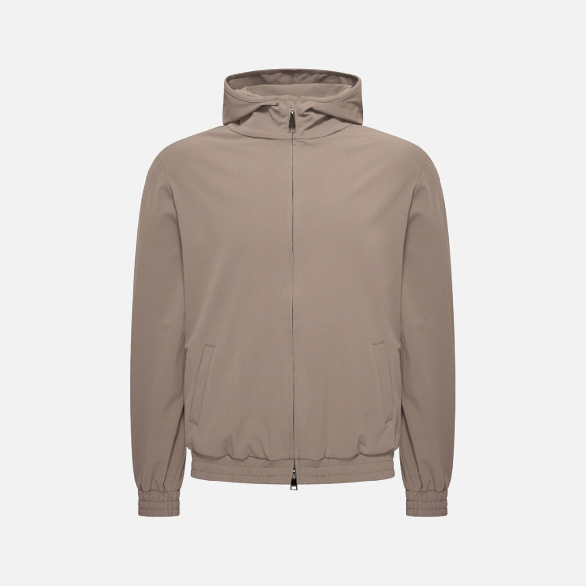 Taupe Travel Jack Hooded