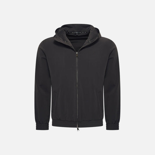 Black Travel Jack Hooded