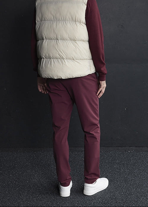 Burgundy Travel Pantalon