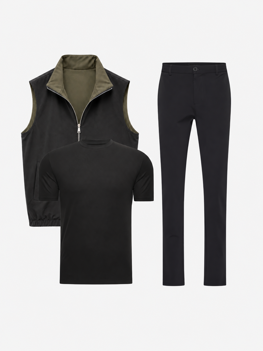 Triple Black Olive Reversible Bundle