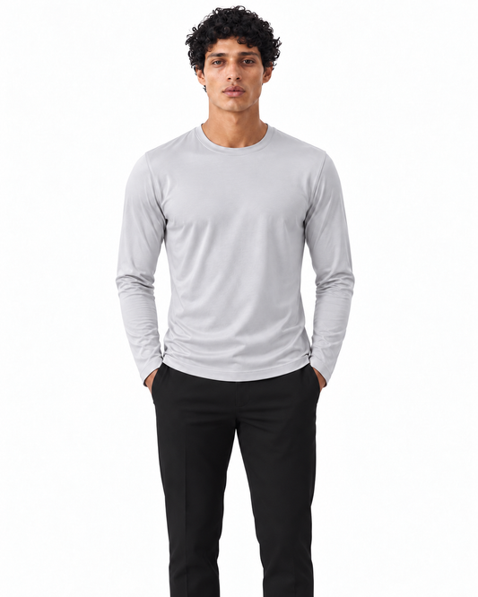 Light Grey Shiny Longsleeve