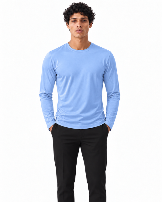 Cloud Blue Shiny Longsleeve