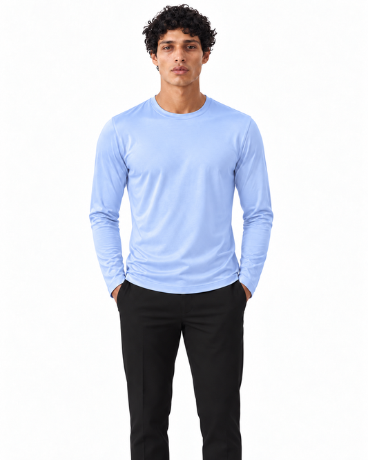 Baby Blue Shiny Longsleeve