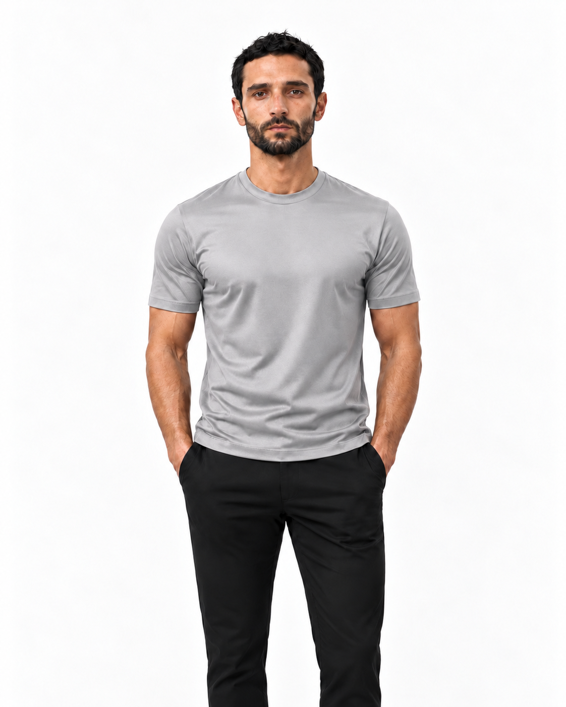 Light Grey Shiny Tshirt