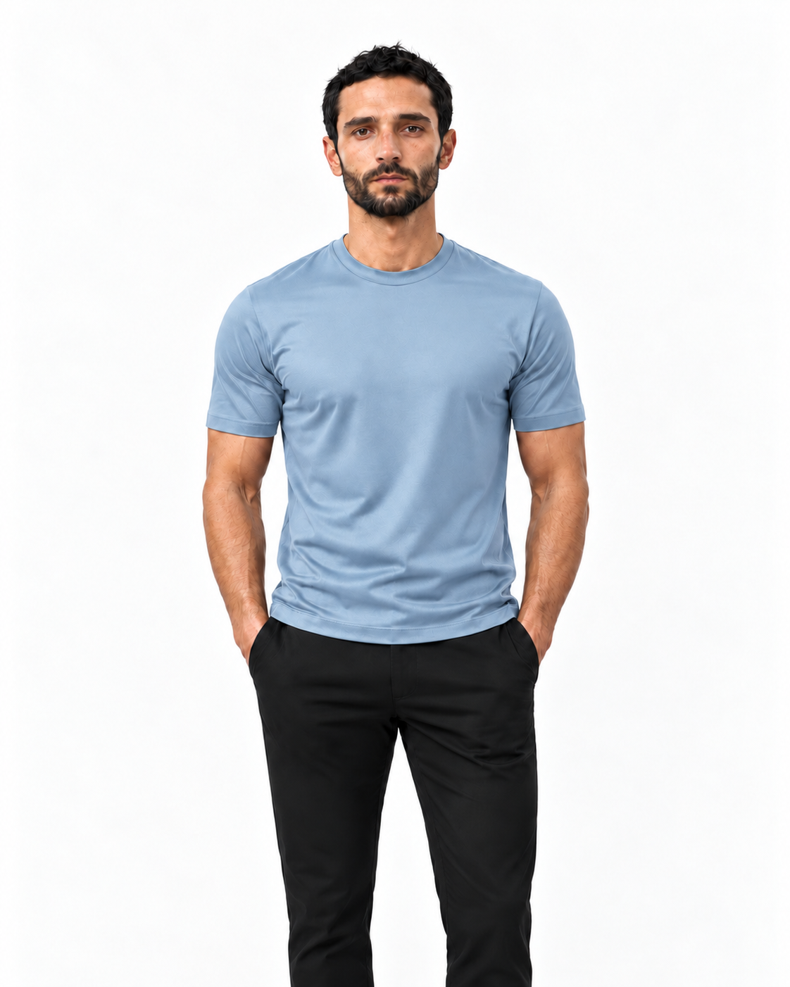 Cloud Blue Shiny Tshirt