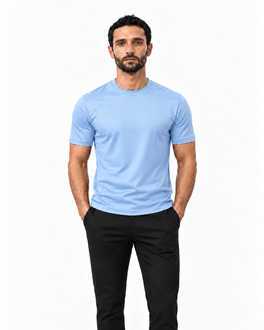 Baby Blue Shiny Tshirt