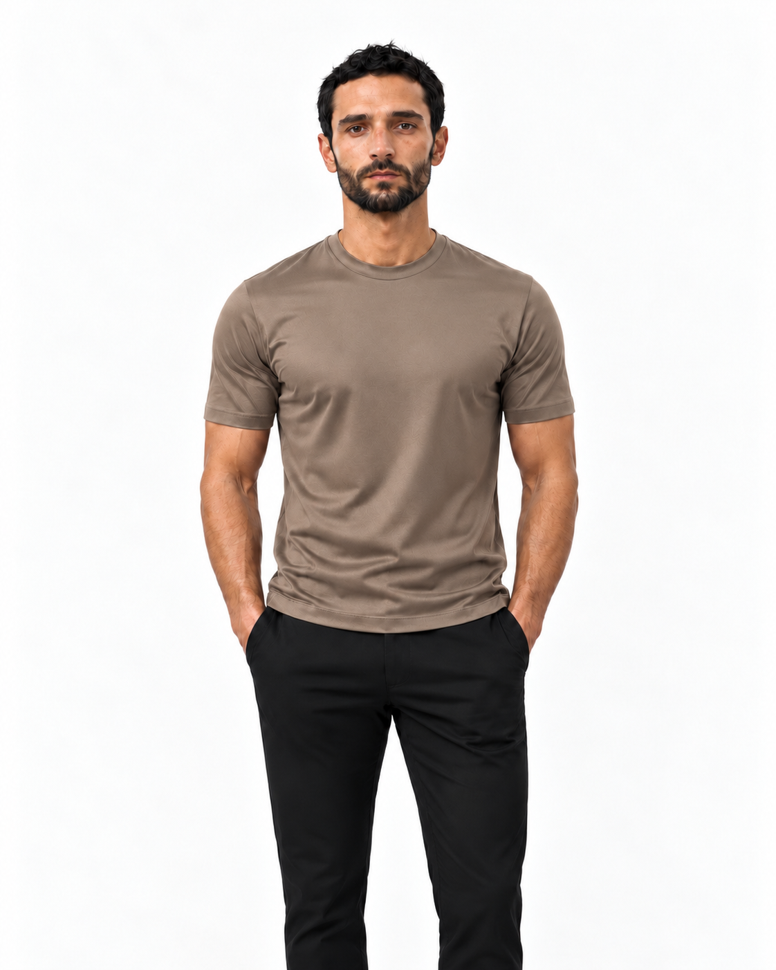 Taupe Shiny Tshirt