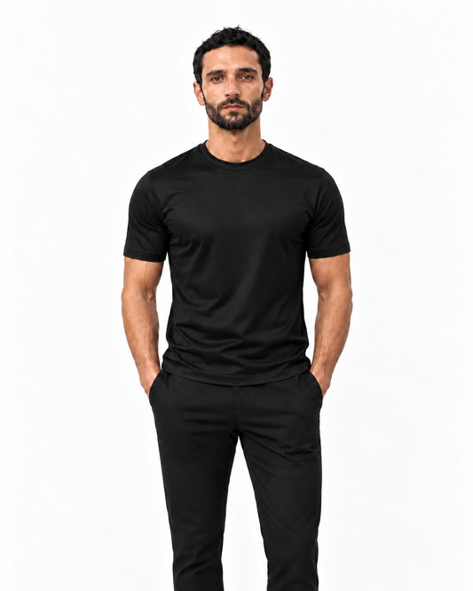 Black Shiny Tshirt