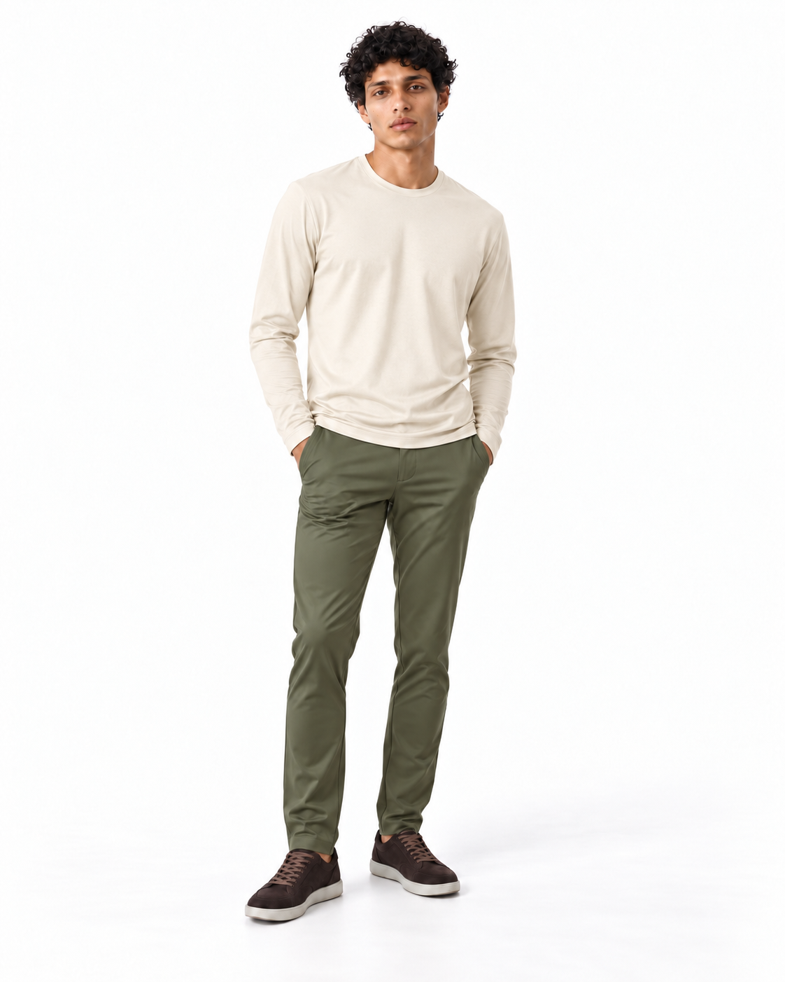 Olive Travel Pantalon