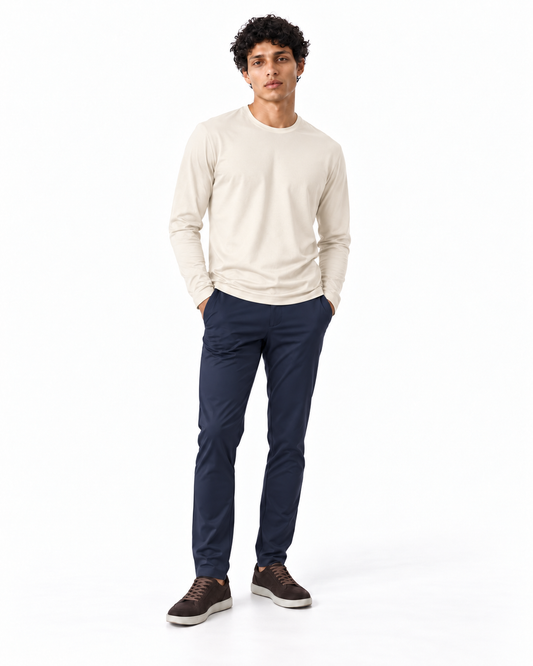 Navy Travel Pantalon
