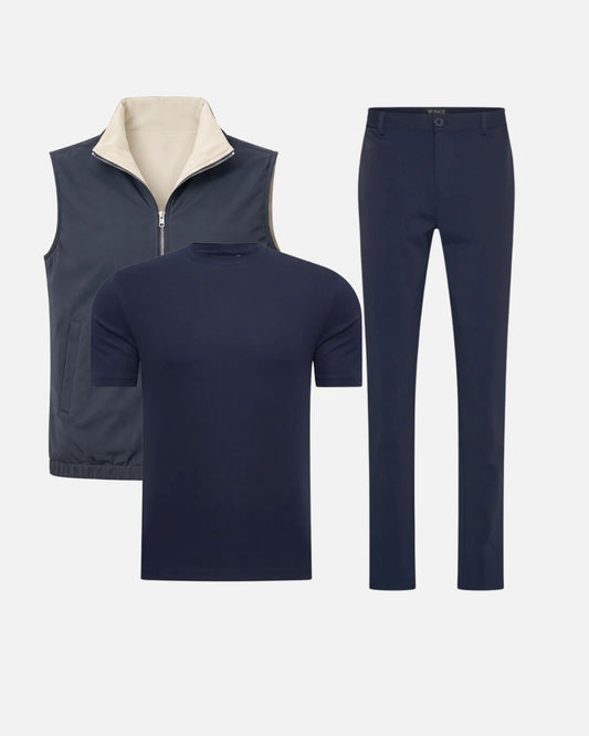 Triple Navy Reversible Bundle
