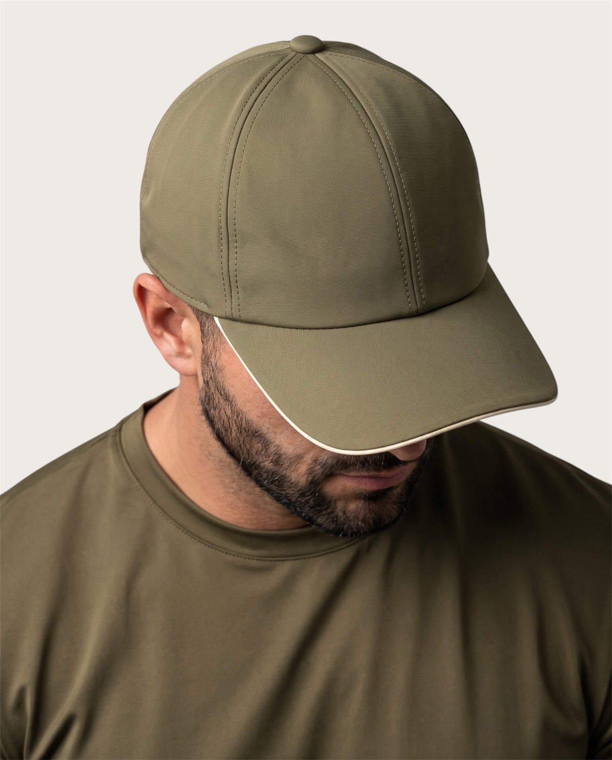 Olive Microfibre Cap