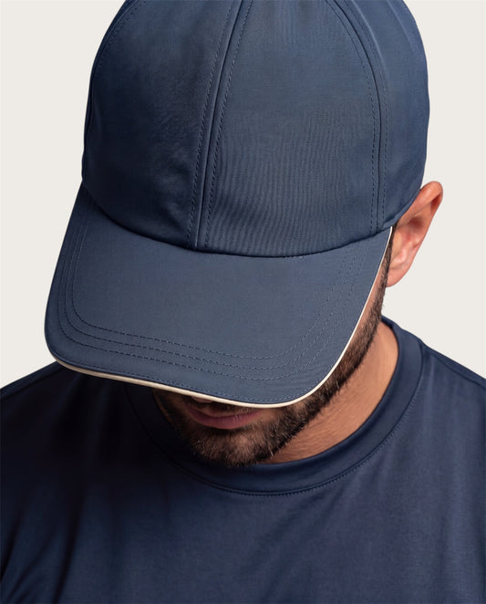 Navy Microfibre Cap
