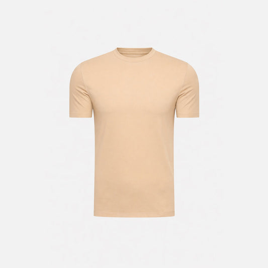 Beige Shiny Tshirt