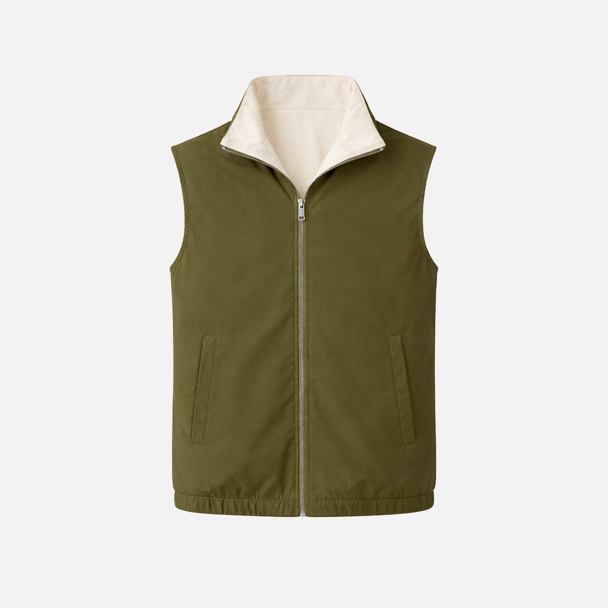 Olive Green / Kith Reversible Travel Gilet