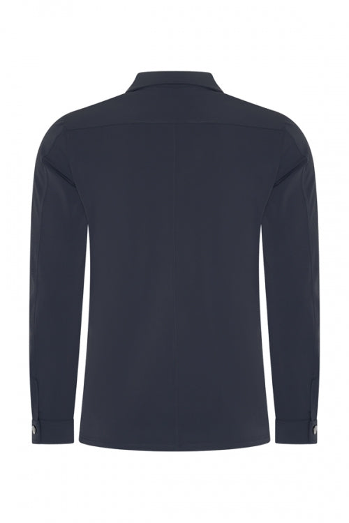 Navy Blue travel flap pocket jacket